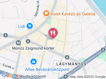 Kis Borostyán Mediterrán Vendéglő Budapest a térképen