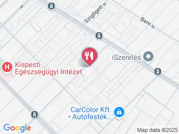 Kispesti Halásztanya Étterem Budapest a térképen