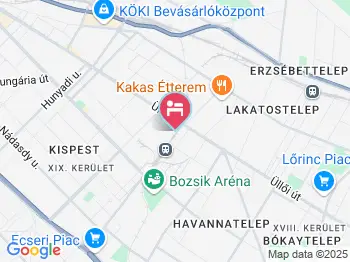 Kispesti Szálló Budapest a térképen