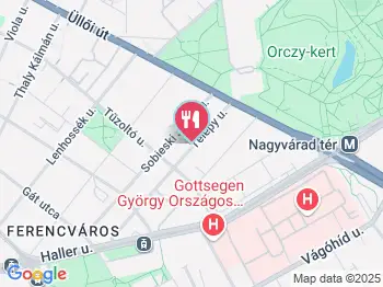 Kitsune Japán Étterem & Kávézó Budapest a térképen