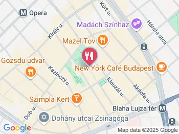 Klauzál Pub Budapest a térképen