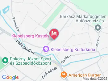 Klebelsberg Kastély Budapest a térképen