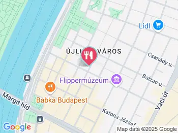 Klinika Budapest a térképen