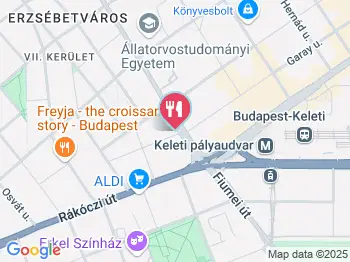 Klisé Bár Budapest a térképen