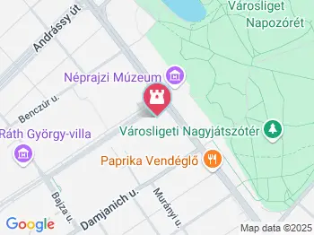 Klösz-villa Budapest a térképen