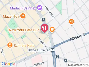 Klub Vittula Budapest a térképen