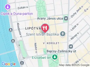 KNRDY - American Steakhouse & Bar Budapest a térképen