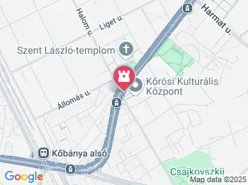 Kőbányai Helytörténeti Gyűjtemény Budapest a térképen