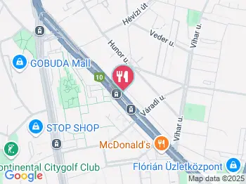 Koch-Danica Cukrászda Budapest a térképen