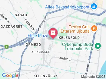 KocKaland Budapest a térképen