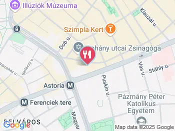 KOLbice - Dohány utca Budapest a térképen