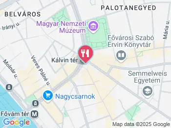 KOLBice - Kálvin tér Budapest a térképen