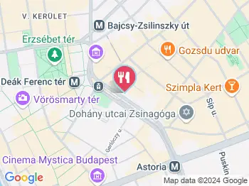 KOLBIzz Sausage & Beer House Budapest a térképen