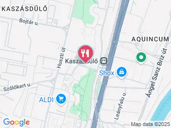 Köles Étterem Budapest a térképen