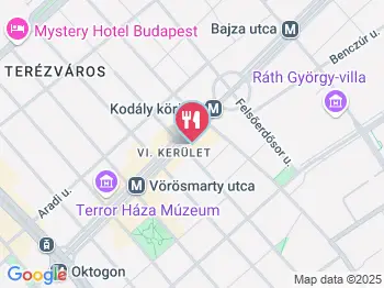 Kolibri Pince Teázó Budapest a térképen