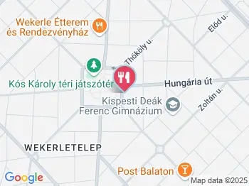 Koller Bácsi Cukrászdája Budapest a térképen