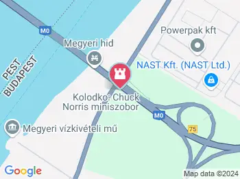 Kolodko: Chuck Norris miniszobor Budapest a térképen
