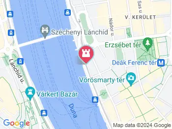 Kolodko: Lufikutya csonttal miniszobor Budapest a térképen