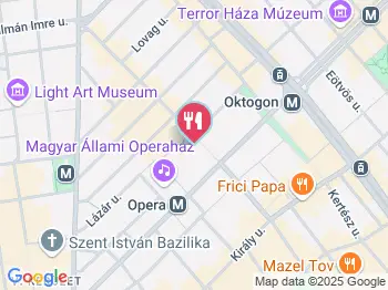 Komédiás Kávéház Budapest a térképen