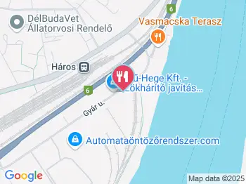 Kompház Budapest a térképen