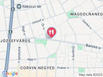 Konfit Budapest a térképen