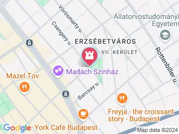 Körkörös utakon meseösvény Budapest a térképen