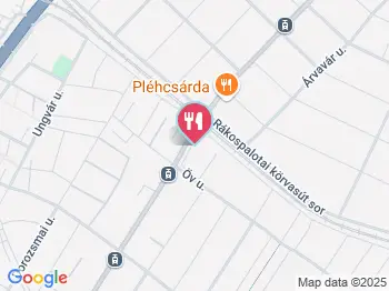 Korona Ételbár Budapest a térképen