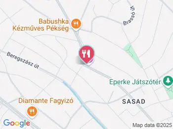 Korona Panzió Étterme Budapest a térképen