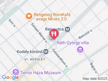 Körönd Étterem & Pizzéria Budapest a térképen