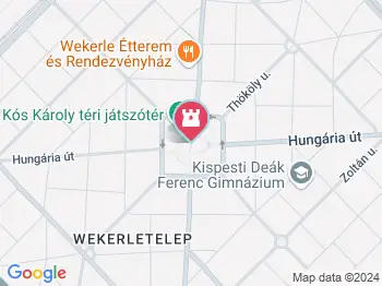 Kós Károly tér Budapest a térképen