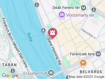 Kossuth Múzeumhajó Budapest a térképen