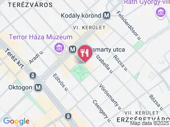 Kozmosz Vegán Étterem Budapest a térképen