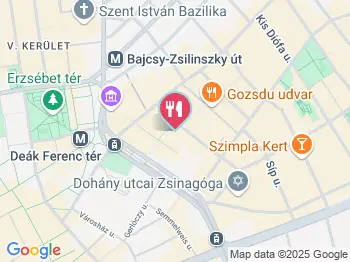 Központ Budapest a térképen