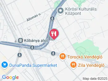 Krisztina Cukrászda Budapest a térképen