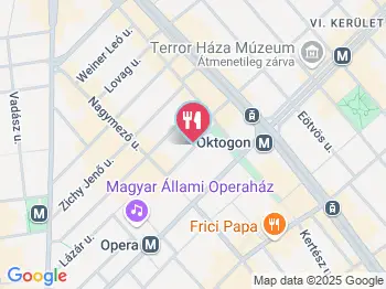 Krízia Étterem Budapest a térképen