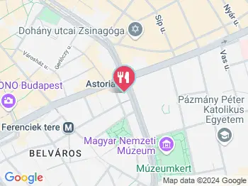 Krumpello Budapest a térképen