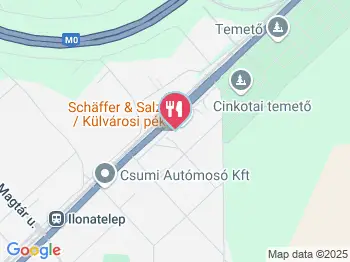 Külvárosi Pék Budapest a térképen