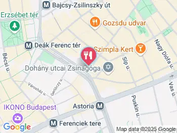 Kupak Bar & Café Budapest a térképen