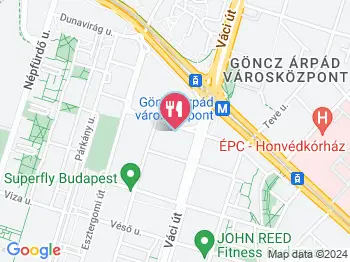 Kurkuma Kínai Büfé Budapest a térképen