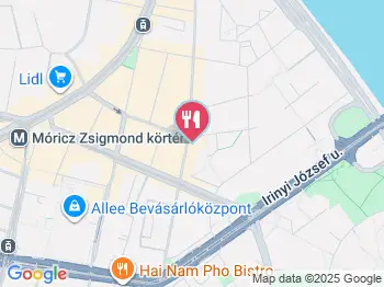 L.A Burger Budapest a térképen