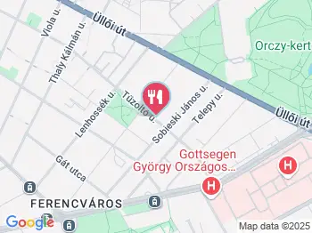 L'Amuse Budapest a térképen