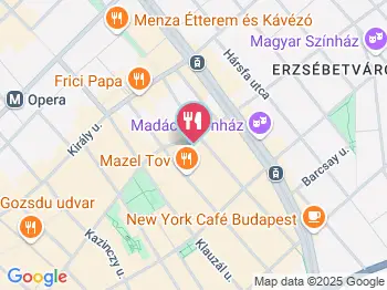 La Bodeguita del Medio Budapest a térképen