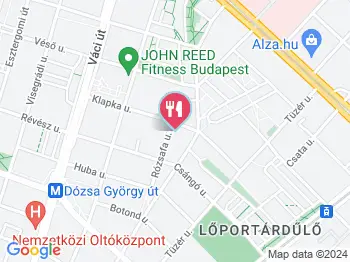 La Cipolla - Rózsafa utca Budapest a térképen