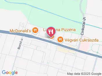 La Donna Pizzéria & Étterem Budapest a térképen
