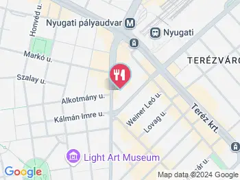 La Famosa Budapest a térképen