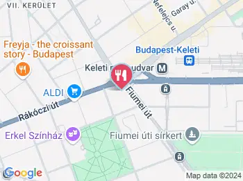 La Gare Bistro Budapest a térképen