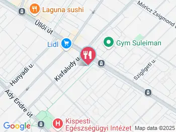 La-Guna Étterem & Pizzéria - Kispest Budapest a térképen