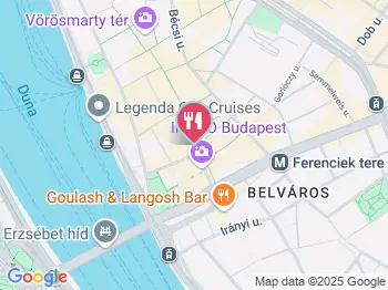 La Lucia Étterem Budapest a térképen