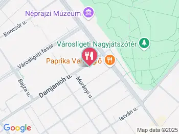 La Lune Cafe Budapest a térképen