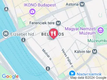 La Mousse de Lait Budapest a térképen